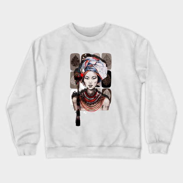 WOMEN Crewneck Sweatshirt by ART&LINES